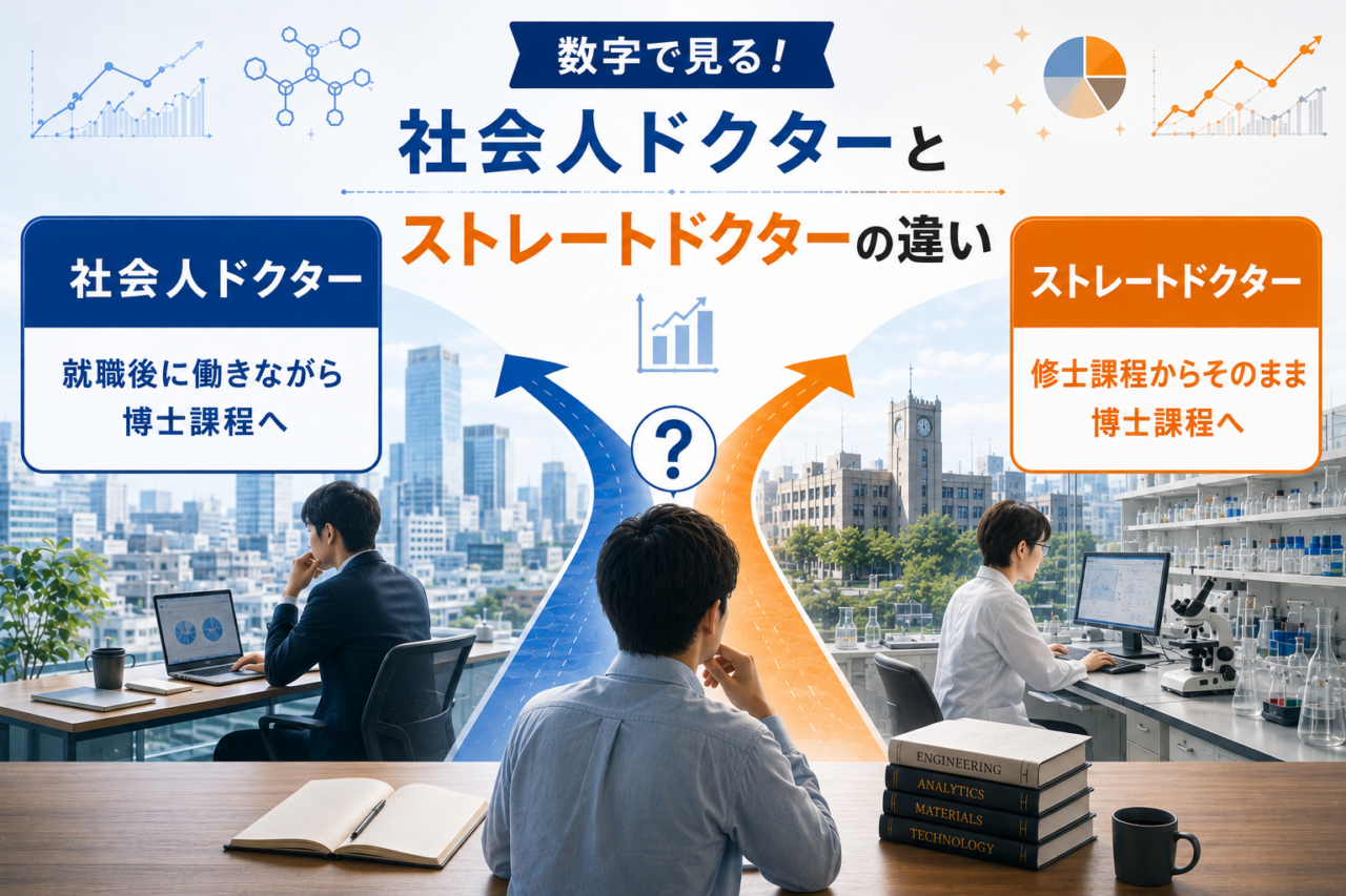 社会人ドクターとストレートドクターの違い