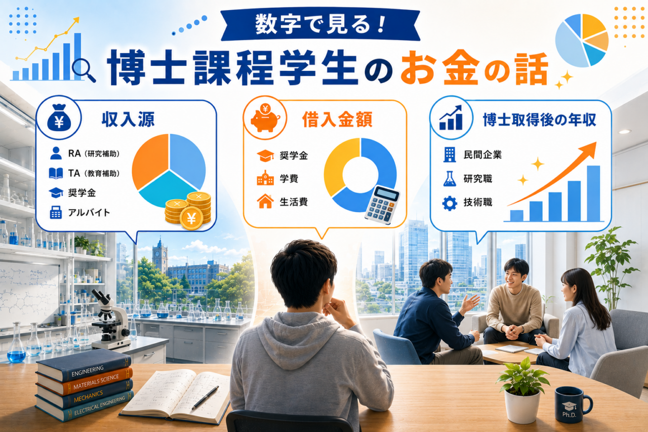 博士課程学生のお金事情