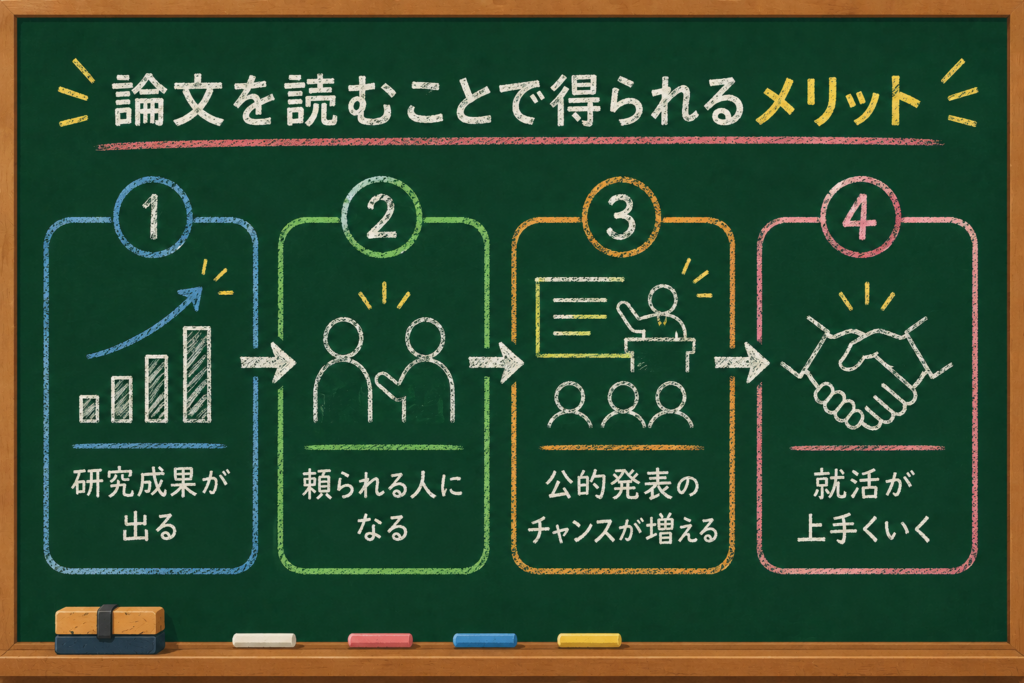 論文を読むことで得られるメリット